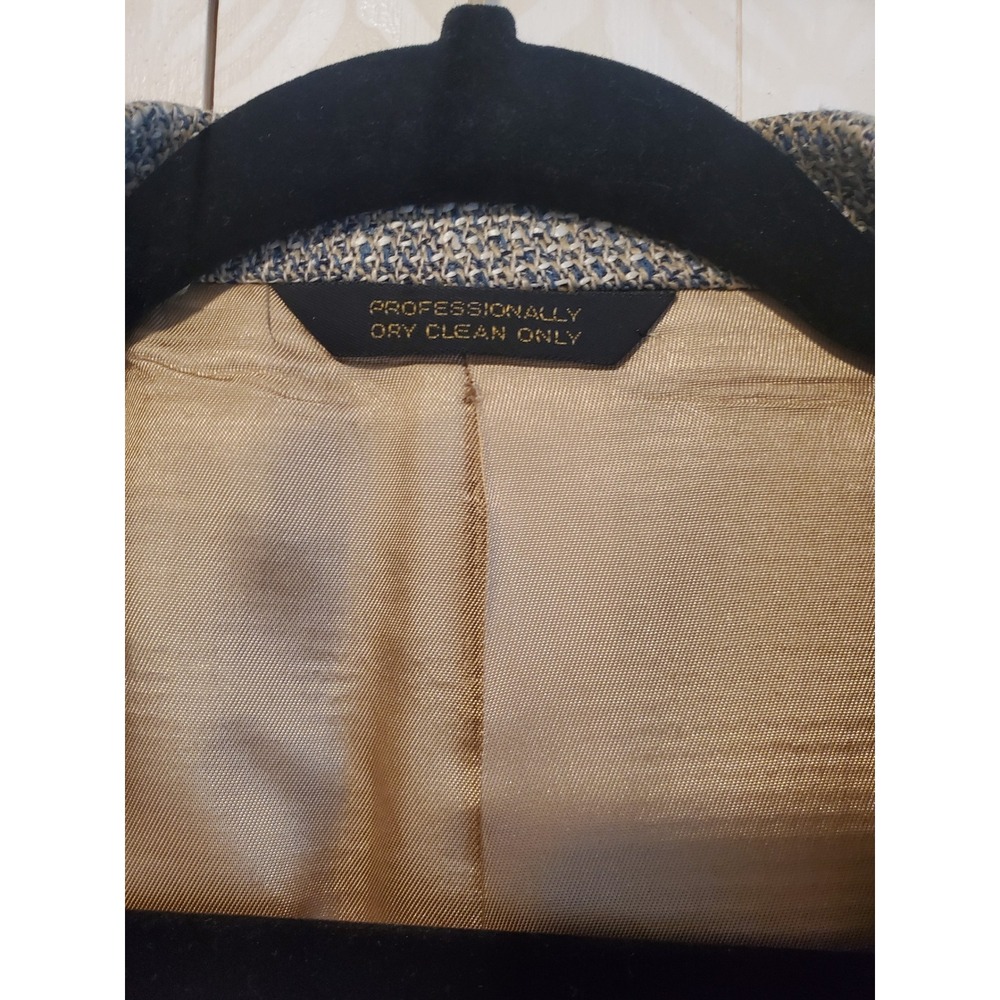 Fioravanti New York Vintage Tweed Blazer Grey Blue Two Button Sport Coat Mens - Picture 7 of 10